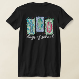 T-shirt Conception de sublimation PNG pour les 100 jours d