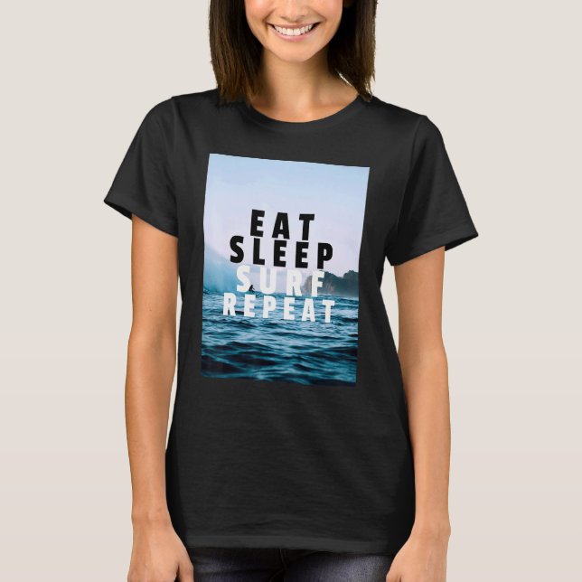 T-shirt Conception de surf (Devant)