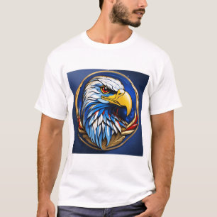 T-shirt « Conception de tatouage d'aigle féroce – Force,