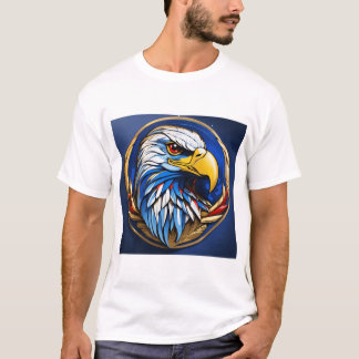 T-shirt « Conception de tatouage d'aigle féroce – Force,
