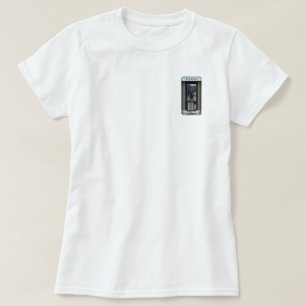 T-shirt Conception de téléphone public rétro, Art de cabin