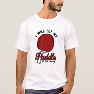 T-shirt Conception De Tennis De Table Pour Les Joueurs De 