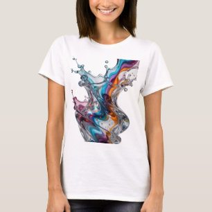 T-shirt Conception de texte Artistic Silver GÉCLOUSSES D'E