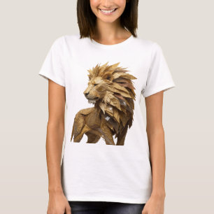 T-shirt Conception de texte LION ROI Argenté