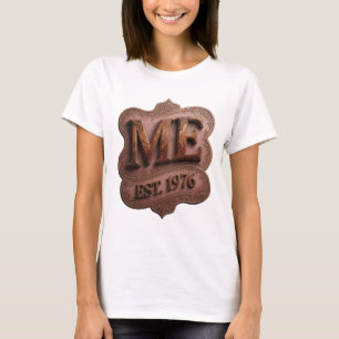 T-shirt Conception de texte Or Sharp ME EST 1976