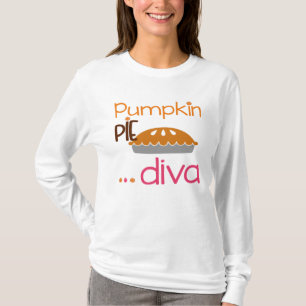 T-shirt Conception de thanksgiving de diva de tarte de
