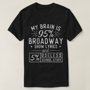 T-shirt Conception de théâtre musical de Broadway drôle