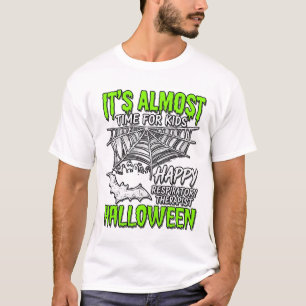 T-shirt Conception de toile d'araignée d'Halloween pour th