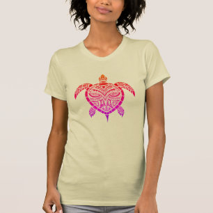T-shirt Conception de tortue étonnante inspirée par la Pol