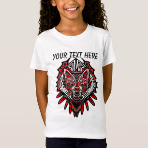 T-Shirt Conception de totem tribal Haida Loup