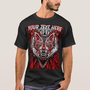 T-shirt Conception de totem tribal Haida Loup