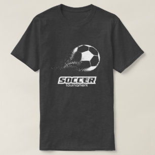 T-shirt Conception de Tournoi de Balle de Football de Part
