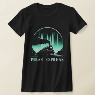 T-shirt Conception de train Stylish Polar Express pour fem
