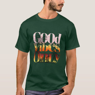 T-shirt Conception de typographie de coucher de soleil tro