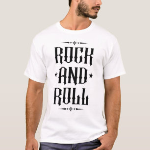 T-shirt Conception de typographie gothique Rock and Roll