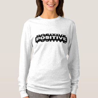 T-shirt Conception de typographie positive