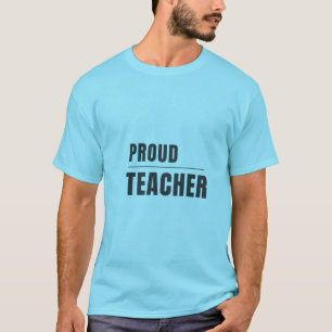 T-shirt Conception de typographie pour enseignant fier