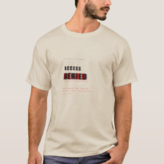 T-shirt Conception de typographie technologique drôle d'ac