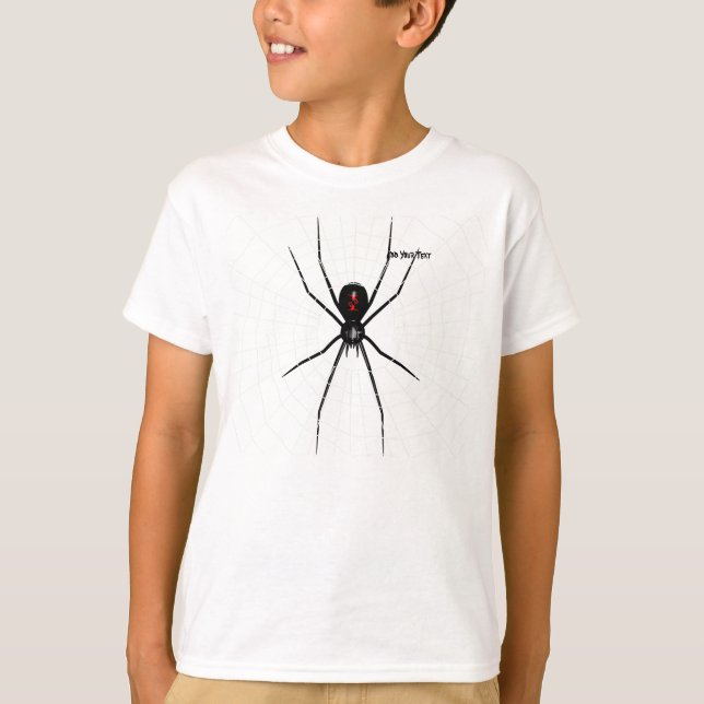 T-shirt Conception de veuve noire (Devant)
