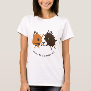 T-shirt Conception de visage de chat de calicot