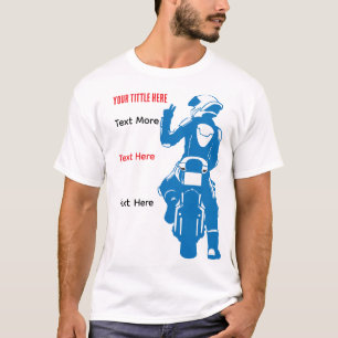T-shirt Conception de vitesse et de liberté de conduite de