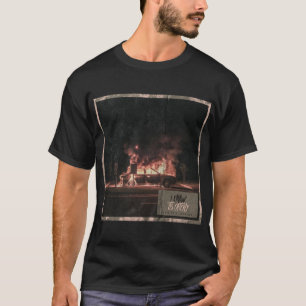T-shirt conception de voiture de combustion esthétique acc