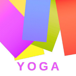 T-shirt Conception de yoga Mat