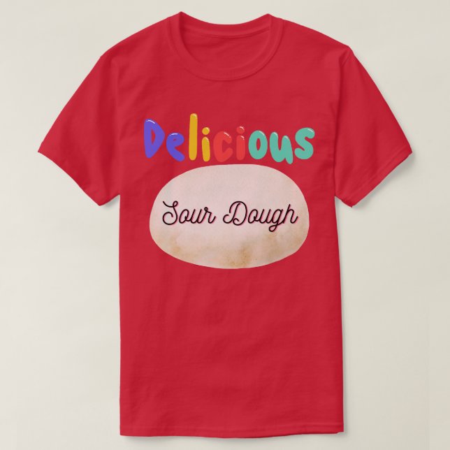 T-shirt Conception délicieuse de la toux aigre (Design devant)
