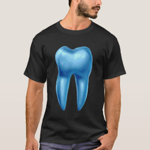 T-shirt Conception dentaire de dentiste de dent molaire bl