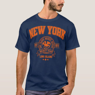 T-shirt Conception d'équipe de hockey de Long Island à New
