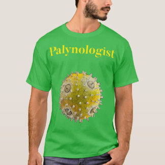 T-shirt Conception des Palynologistes pour pollen et l'amo