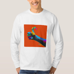 T-shirt Conception des pouces