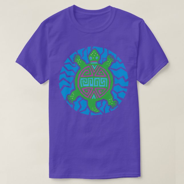 T-shirt Conception des tortues tribales (Design devant)