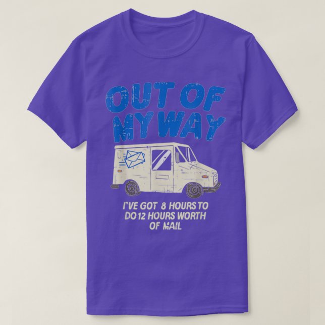 T-shirt Conception des vêtements de conducteur de livraiso (Design devant)