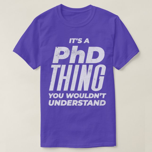 T-shirt Conception détenue par le phd (Design devant)
