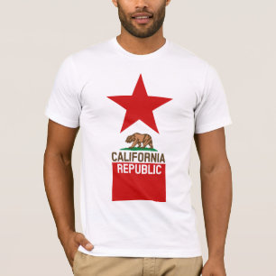 T-shirt Conception d'étoile de drapeau d'état de