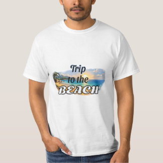 T-shirt Conception d'évasion au coucher du soleil tropical
