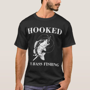 T-shirt Conception d'hameçon pour la pêche de l'achigan à