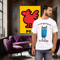 Conception d'humour originale de chat bleu drôle