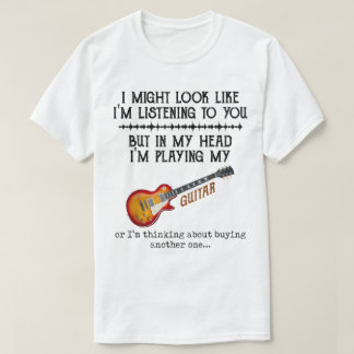 T-shirt Conception d'humour pour joueur de guitare amusant