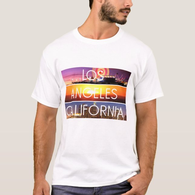 T-shirt Conception d'impression de Los Angeles (Devant)