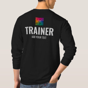 T-shirt Conception d'impression recto verso Mens Longue Ma