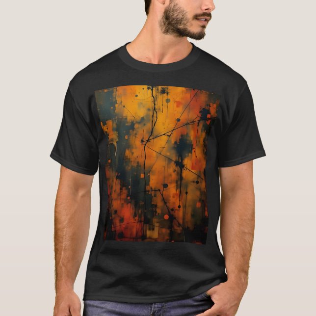 T-shirt Conception d'impression urbaine  (Devant)