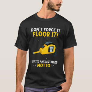 T-shirt Conception D'Installation De Carreaux Et Construct