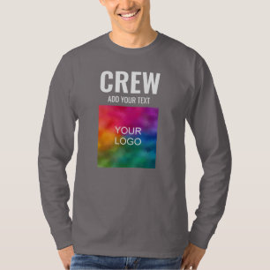 T-shirt Conception double face Imprimer l'équipage à manch