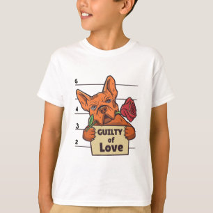 T-shirt Conception drôle d'amant de bouledogue français