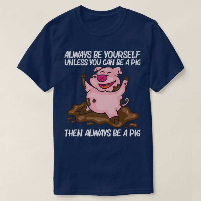 T-shirt Conception Drôle De Cochon Pour Hommes Femmes Ferm (Design devant)