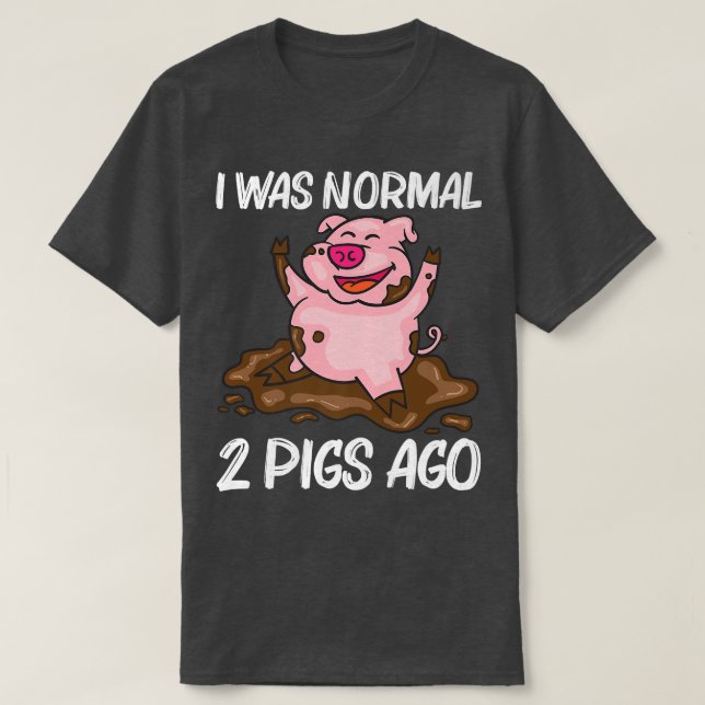T-shirt Conception Drôle De Cochon Pour Hommes Femmes Ferm (Design devant)