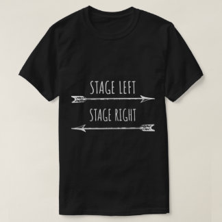 T-shirt Conception drôle de côté cour côté jardin