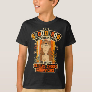 T-shirt Conception drôle de jour de la marmotte - Début de